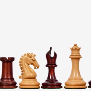 Sensor Compatible Chess Pieces - Sinquefield Cup 2017 Reproduced Original Chess Pieces in Bud Rosewood & Boxwood - 3.75" King