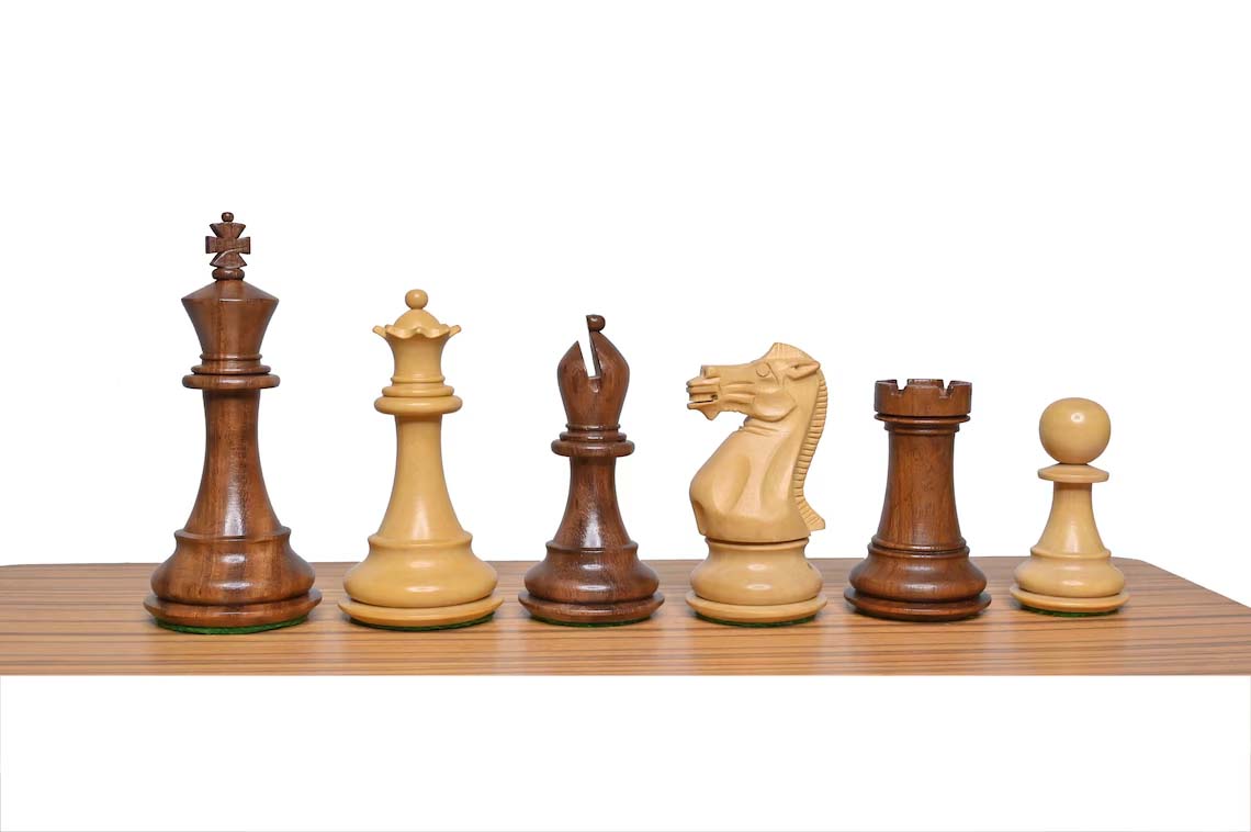 Professional Staunton Chess Pieces Only- 2 EXTRA Queens | Premium handcrafted Wood Chessmen | Weighted chess Set